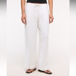 White Linen Pants
